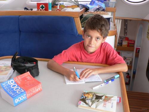 34- Bastien ecrit son journal 
